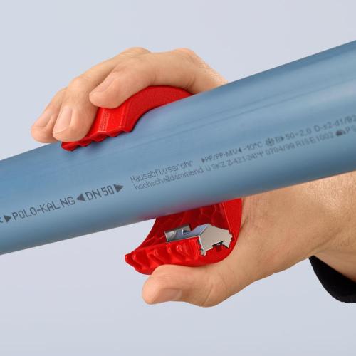 Knipex BiX Cutter for Plastic Pipes and Sealing Sleeves 72mm 90 22 10 BK